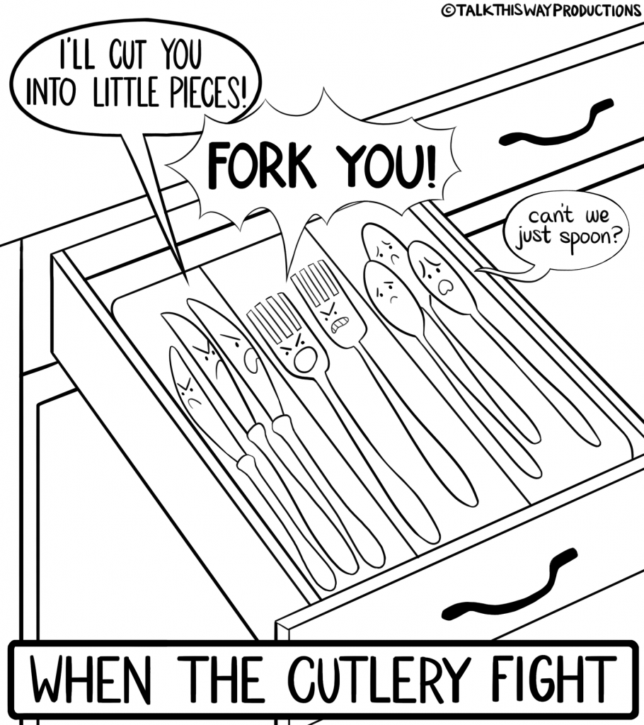 When the Cutlery Fight